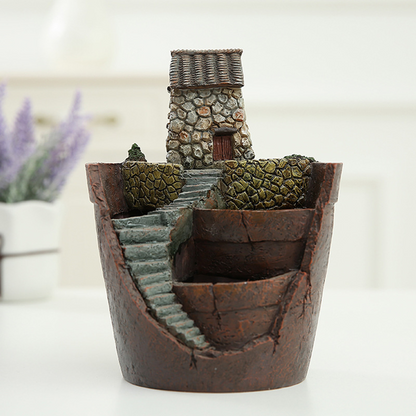 Avelena | Sukkulent Dekorationsblumentopf für Mini-Garten – Bonsai Pflanztopf für Mikrolandschaft und Garten