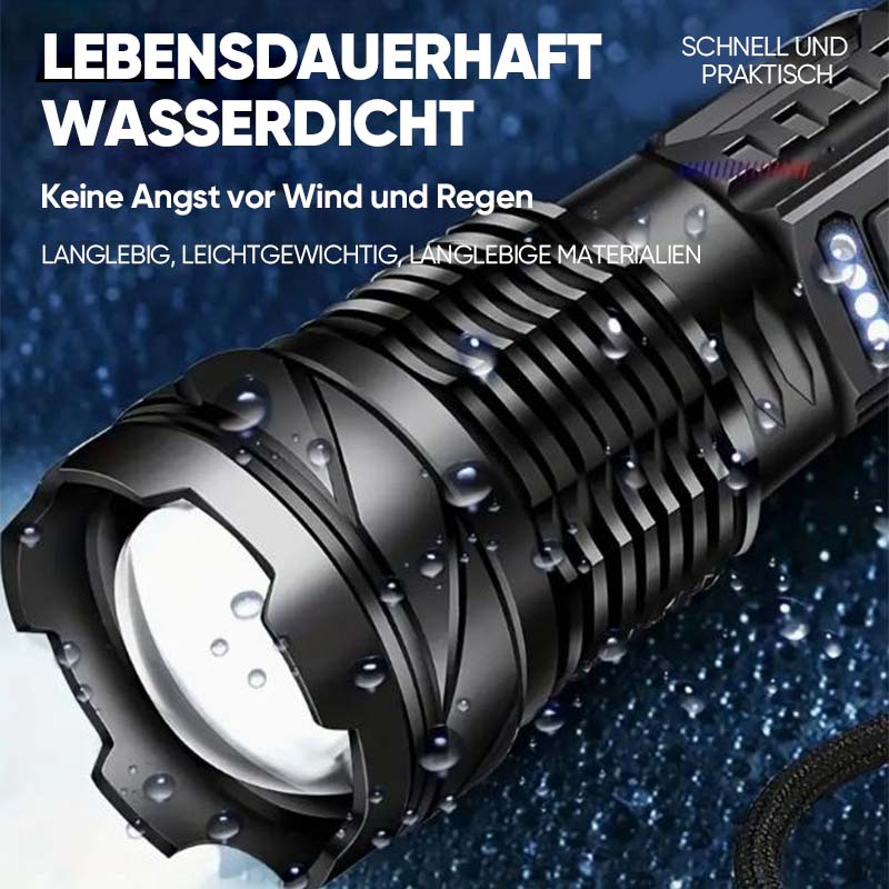 Avelena | Ultrahelle Taschenlampe mit weißem Laser und großer Reichweite