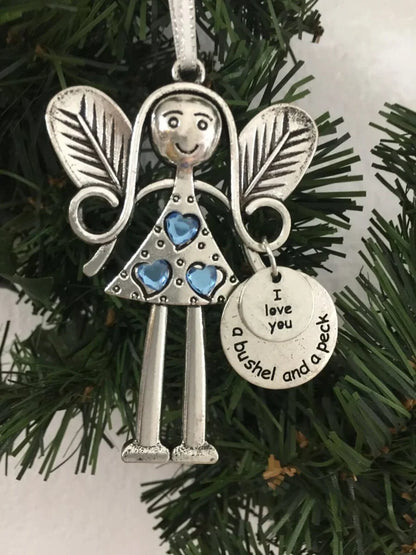 Avelena | Verrückte schöne Freunde für immer - Engel Ornament Weihnachtsgeschenk