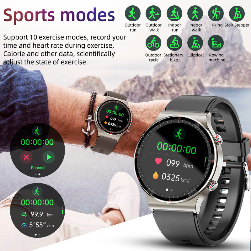 Avelena |  CFDA EKG Blutsauerstoff Herzfrequenz Gesundheitsüberwachung Smart Watch