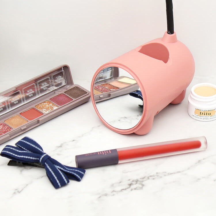 Avelena | BunnyGlow Kreative LED Touch-Lampe mit Stifthalter | USB-Ladefunktion | Schreibtischlampe | Kinderzimmer Deko