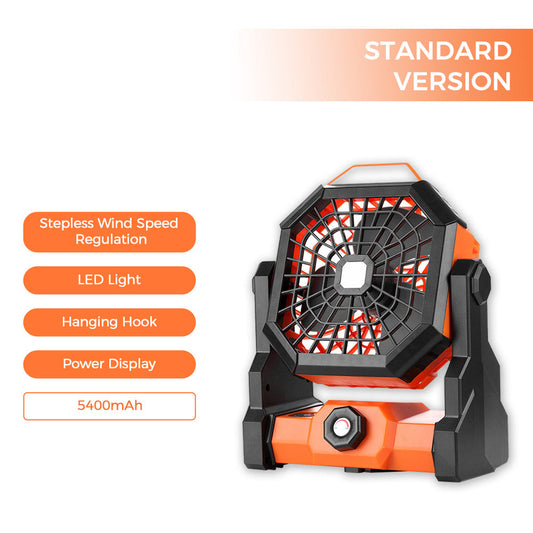 Avelena | Camping LED Ventilator mit Licht