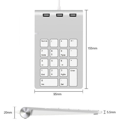 Avelena | Tragbare Laptop-Ziffernblätter mit 3*USB3.0-Anschlüssen & schlankem Design, für Windows & IOS