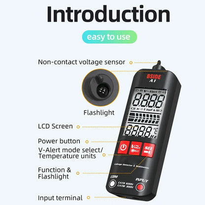 Avelena | A1 Vollautomatisches Anti-Brenner Intelligentes Digitalmultimeter