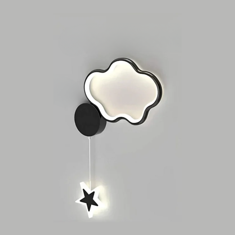 Avelena | DreamLight | Magische Wandlampe mit Wolken, Sternen und Mond