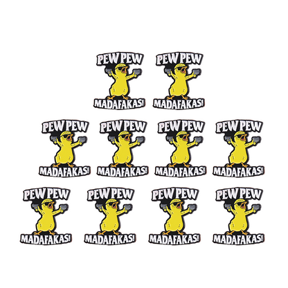 Avelena | Brief & Cartoon-Ente Design Brosche