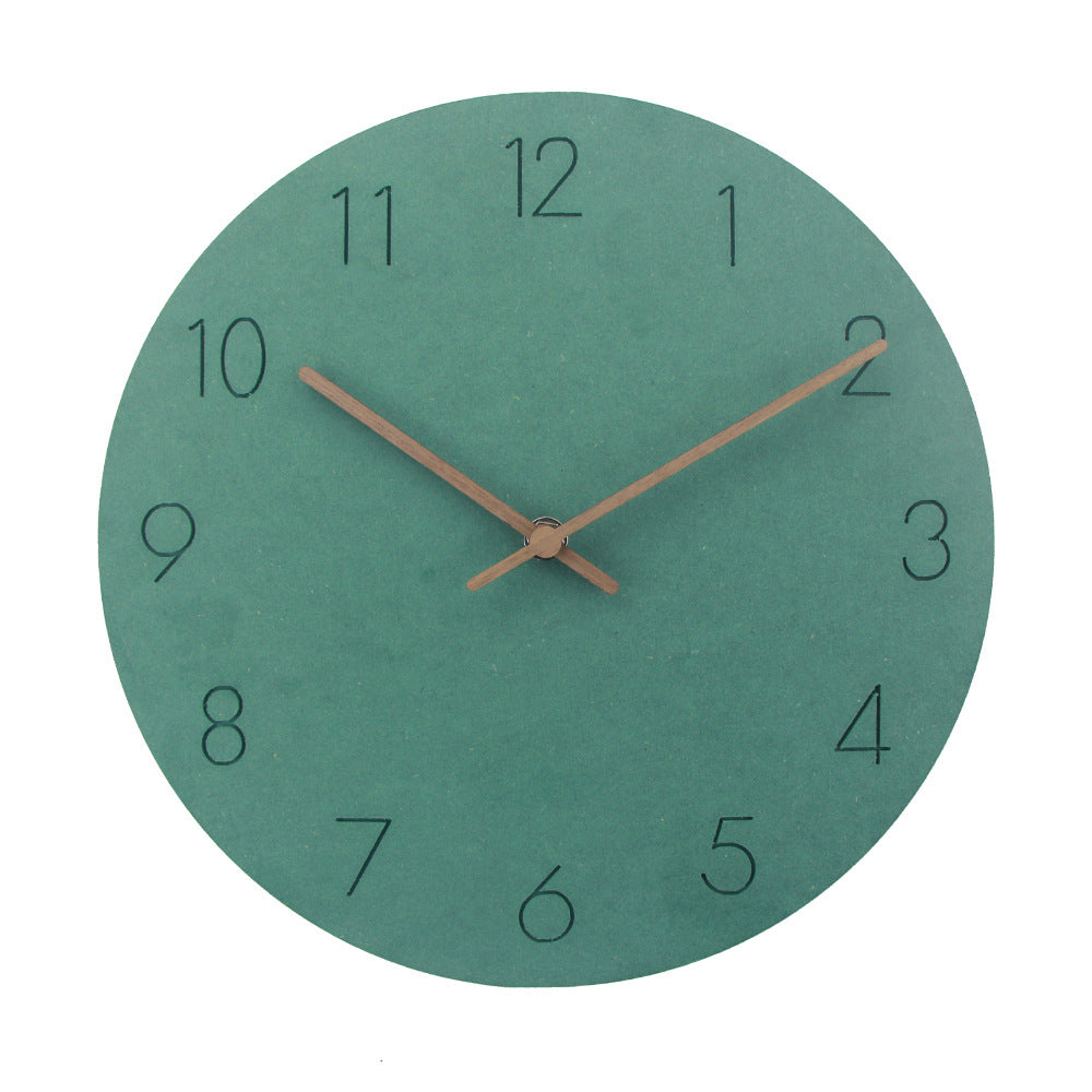 Avelena | Stilvolle Nordische Wand Uhr Geräuschloses Design für Ruhiges Interieur