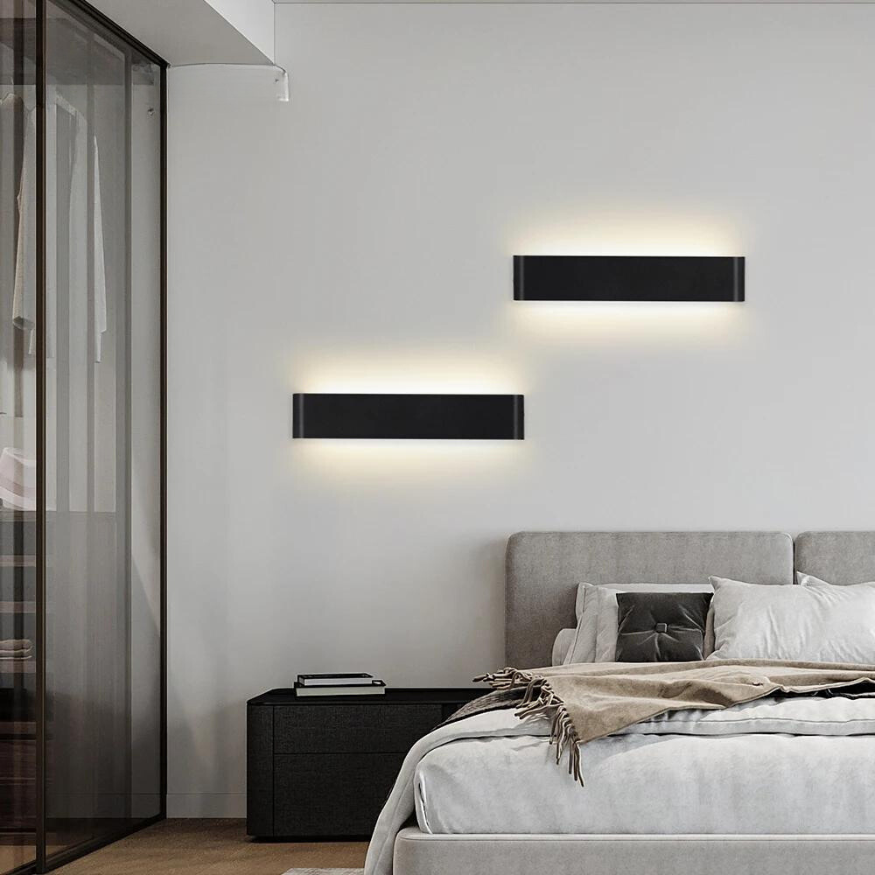 Avelena | Nordic LED Wandleuchte - Moderne gebürstete Aluminium Innenwandleuchte