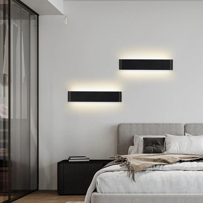 Avelena | Nordic LED Wandleuchte - Moderne gebürstete Aluminium Innenwandleuchte