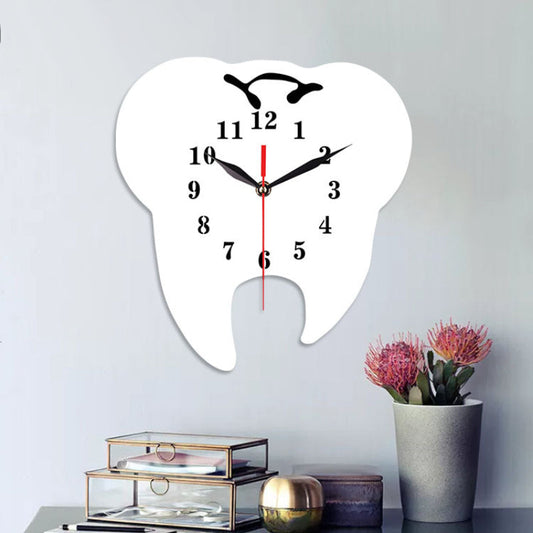 Avelena | Zahnarztpraxis Themed Stille Wanduhr