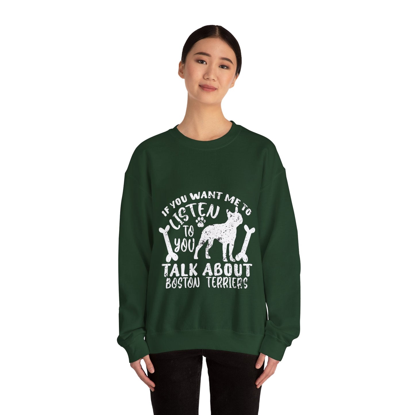 Avelena | Alfie Unisex Sweatshirt Für Boston Terrier Liebhaber