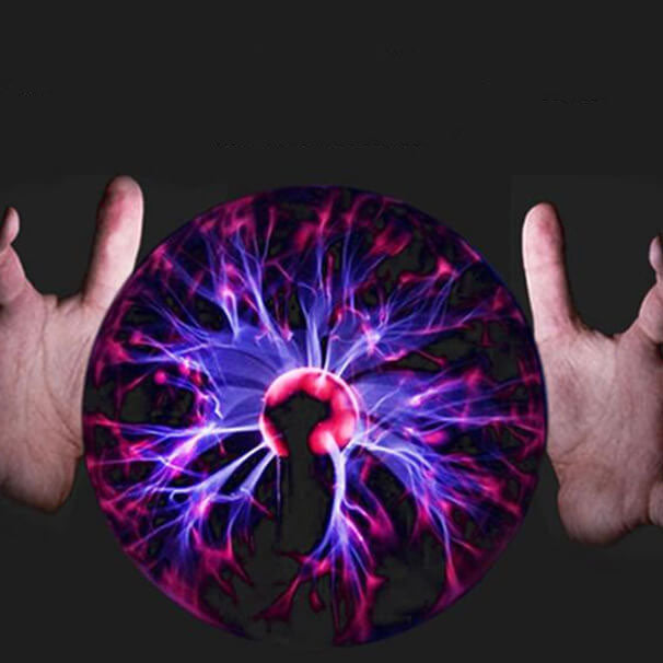 Avelena | Magische elektrostatistische Ionenkugel Licht Blitze Ball Nachtlicht Ambientelampe