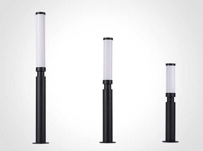 Avelena | Moderne Acryl Wasserdichte Kreative Lippenstift Design LED Außen Rasen Stehlampe