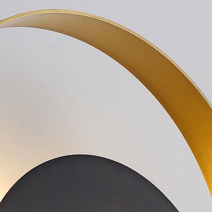 Avelena | Moderne Minimalistische Eisen Kreis Ring 1-Licht Wand Sconces Lampe Für Schlafzimmer