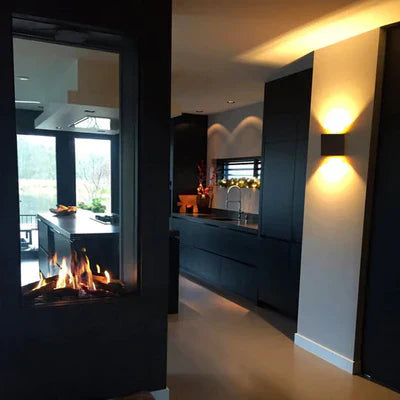 Avelena | Kabellose wiederaufladbare Wandlampe | Einstellbares Auf- und Abwärtslicht, USB-betrieben für Wohnkultur und gemütliche Atmosphäre