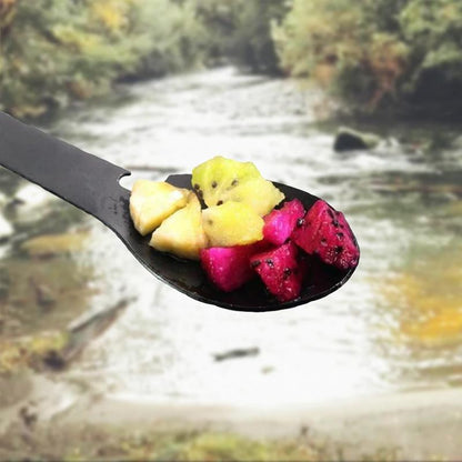 Avelena | Draussen Camping Helfer - 5 in 1 taktischer Gabel