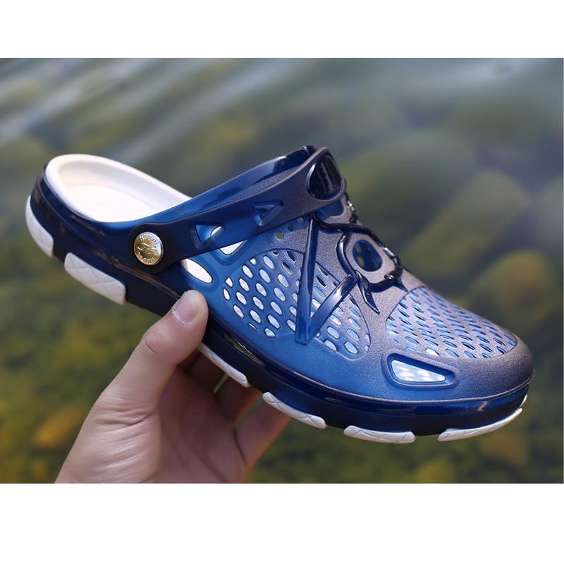 Avelena | Herren Strandsandalen Atmungsaktiv Mesh Strand Pantoffel