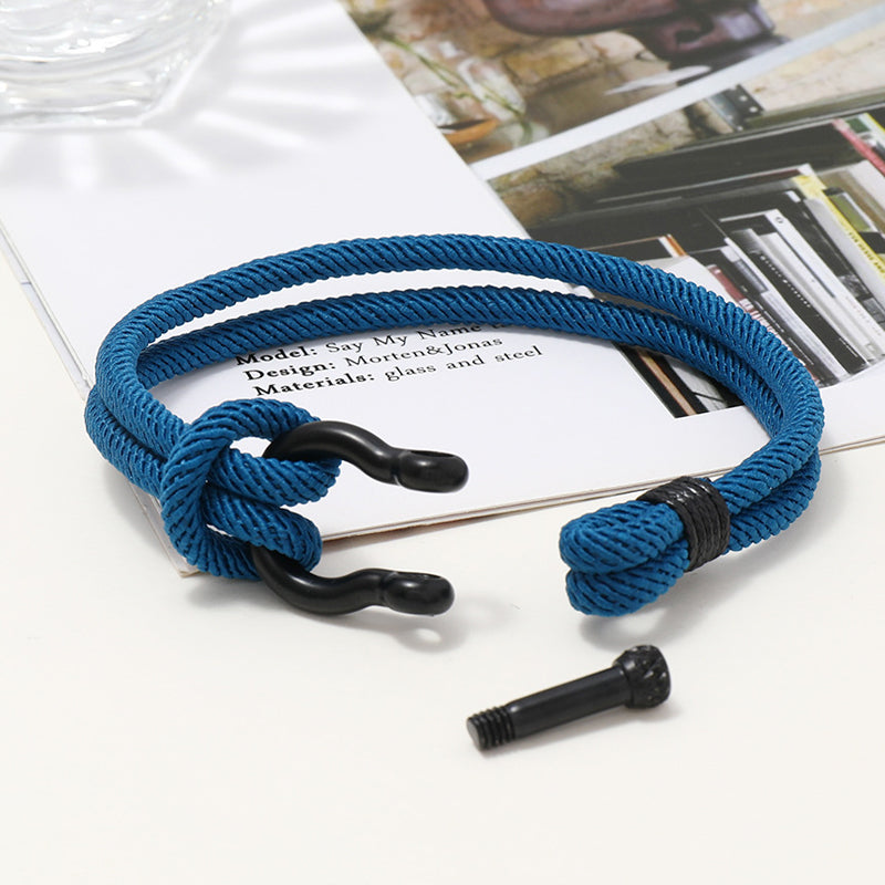 Avelena | Nautisch Gewebtes Taustrick Armband