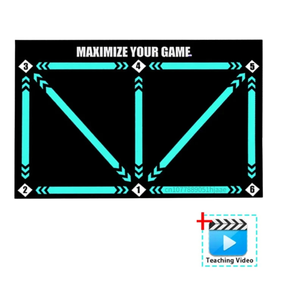 Avelena | Fußball Pro Trainingsmatte | Koordination & Dribbling | 90x60 cm