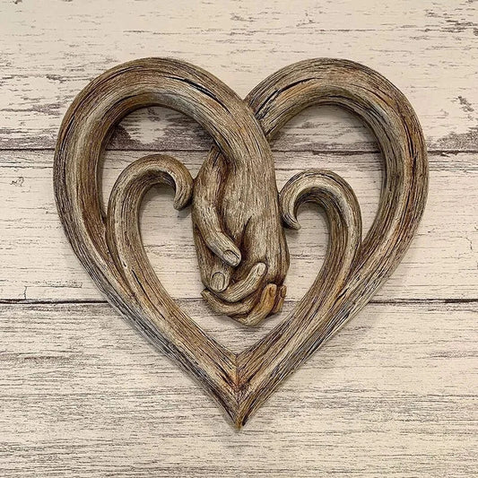 Avelena | Wanddekoration aus Holz in Herzform