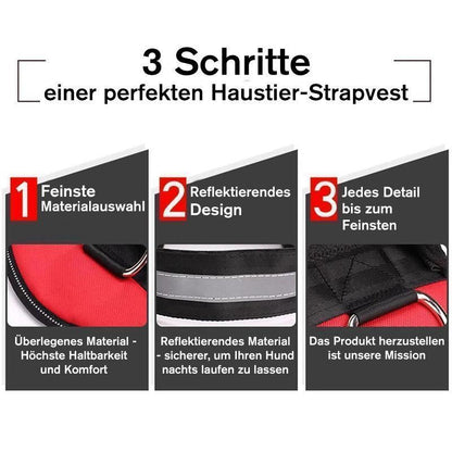 Avelena | Reflektierende all-in-one No Pull-Hundegeschirr