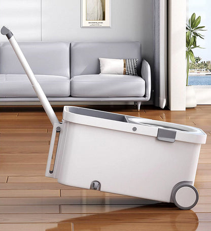 Avelena | 360° Drehbarer Wischmopp- und Eimer-Set mit Auswringsystem F63