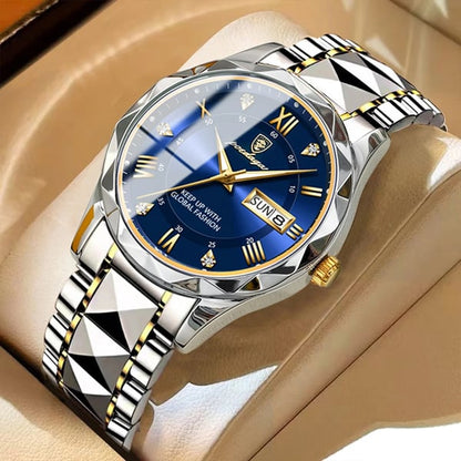 Avelena | 2023 Weihnachtsverkauf Heißverkauf Wasserdicht Top Marke Luxus Mann Armbanduhr mit leuchtenden