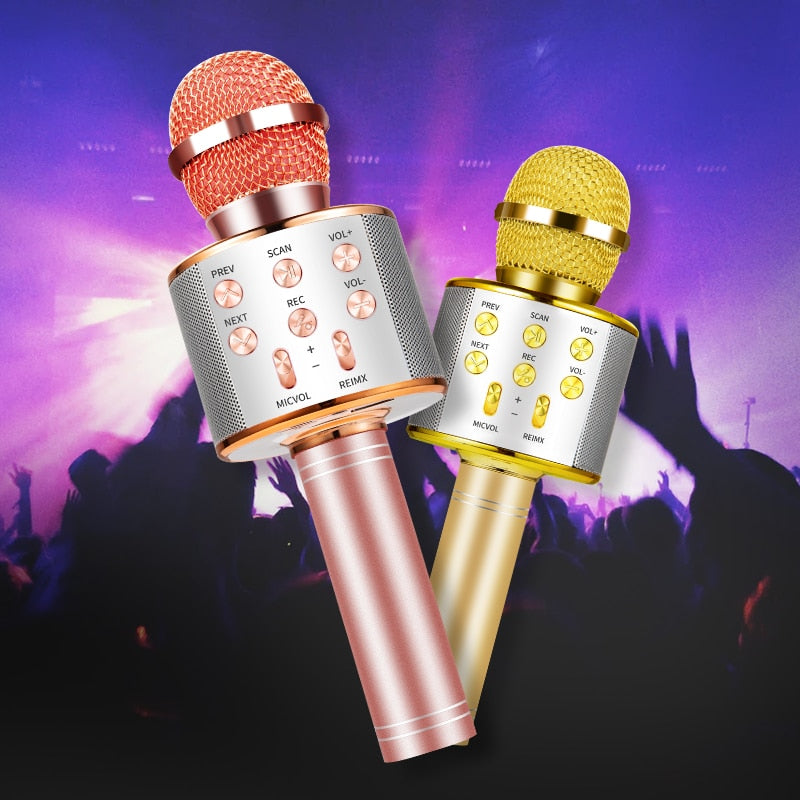 Avelena | Bluetooth Karaoke Drahtloses Mikrofon