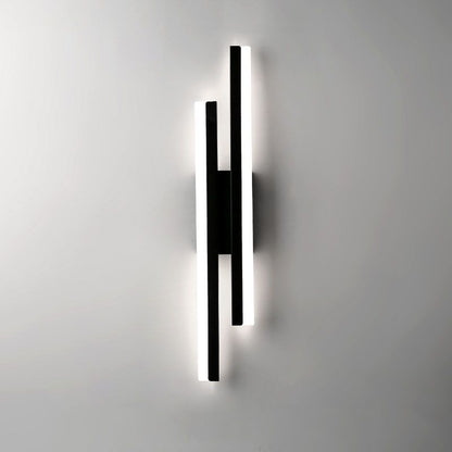 Avelena | Alana Moderne LED Wandleuchte - Elegante Schwarz/Goldene Wandbeleuchtung für Wohnzimmer und Schlafzimmer
