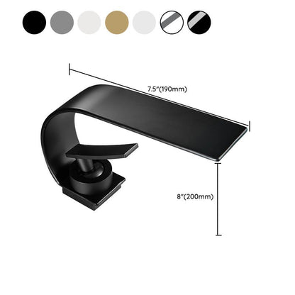 Avelena | Einzigartiger Badezimmer Wasserfallauslauf Messing Waschbeckenarmatur