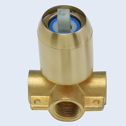 Avelena | Edelstahl Duschkombination Runder Festduschkopf mit Duscharm