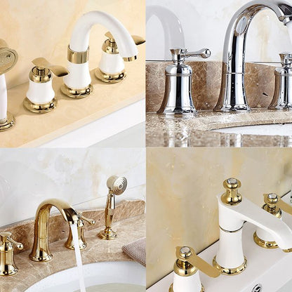 Avelena | Zeitgenössischer Wannenarmatur Aufsatzmontage Trim Badewannenarmatur Trim für Badezimmer