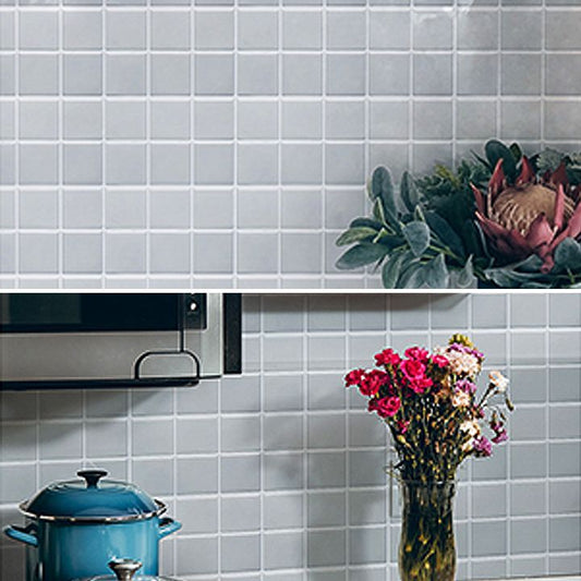 Avelena | Weiße Mosaik Peel & Stick Fliese Wasserfeste Küchenrückwand Tapete