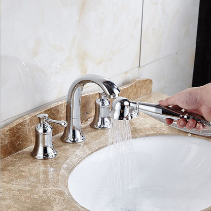 Avelena | Zeitgenössischer Wannenarmatur Aufsatzmontage Trim Badewannenarmatur Trim für Badezimmer