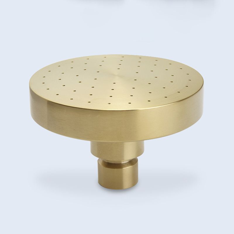 Avelena | Edelstahl Duschkombination Runder Festduschkopf mit Duscharm