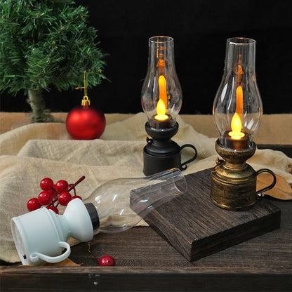 Avelena | CandleLight – LED-Vintage-Petroleumlampe Elektronische Swing-Kerze
