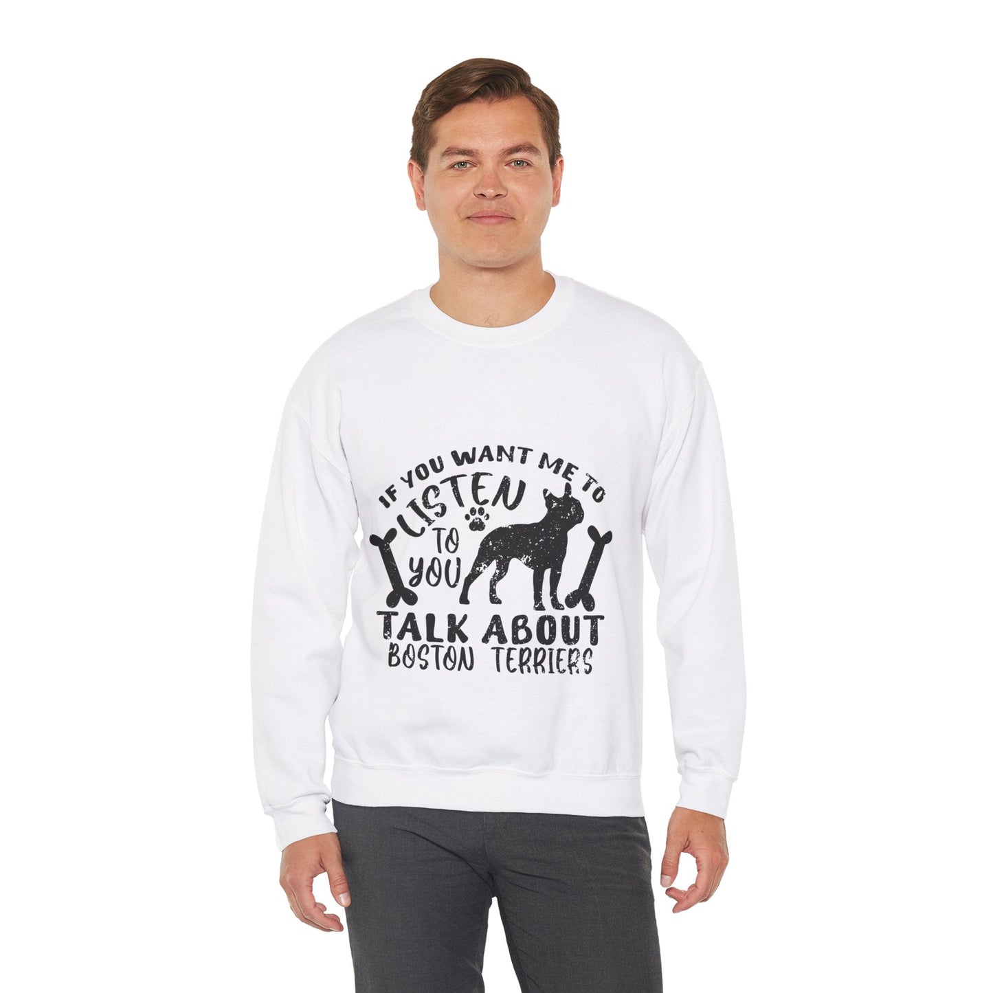 Avelena | Alfie Unisex Sweatshirt Für Boston Terrier Liebhaber
