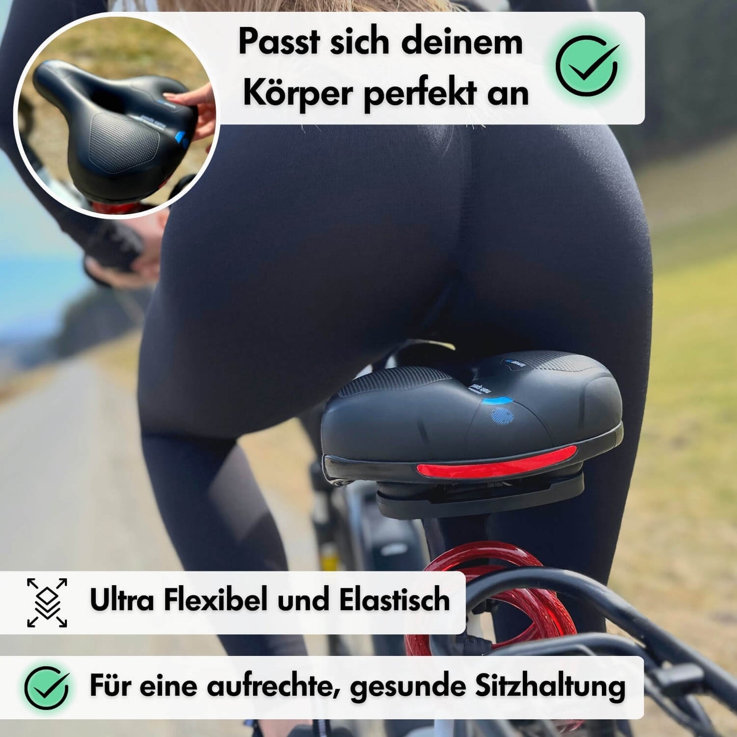 Avelena | CloudComfort Pro – Endlich Schmerzfrei Radfahren