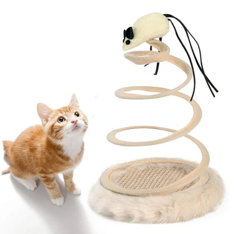 Avelena | Mus Plush Spiral Draht Frühling Spielzeug