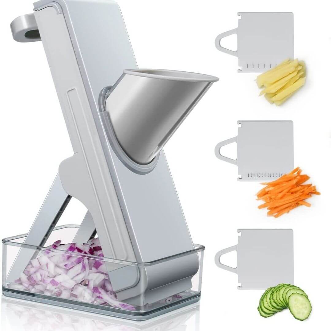 Avelena | Slicepro Multifunktionaler Gemüseschneider für Perfekte Ergebnisse