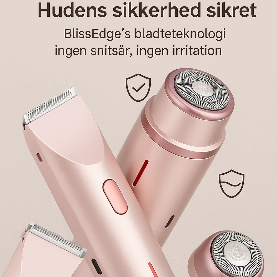 Avelena | BlissEdge | Sanfte Haarentfernungsrasierer für Frauen mit wiederaufladbarem und tragbarem Design
