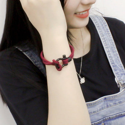 Avelena | Nautisch Gewebtes Taustrick Armband