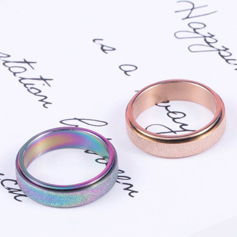 Avelena | Bunter Titanstahlring