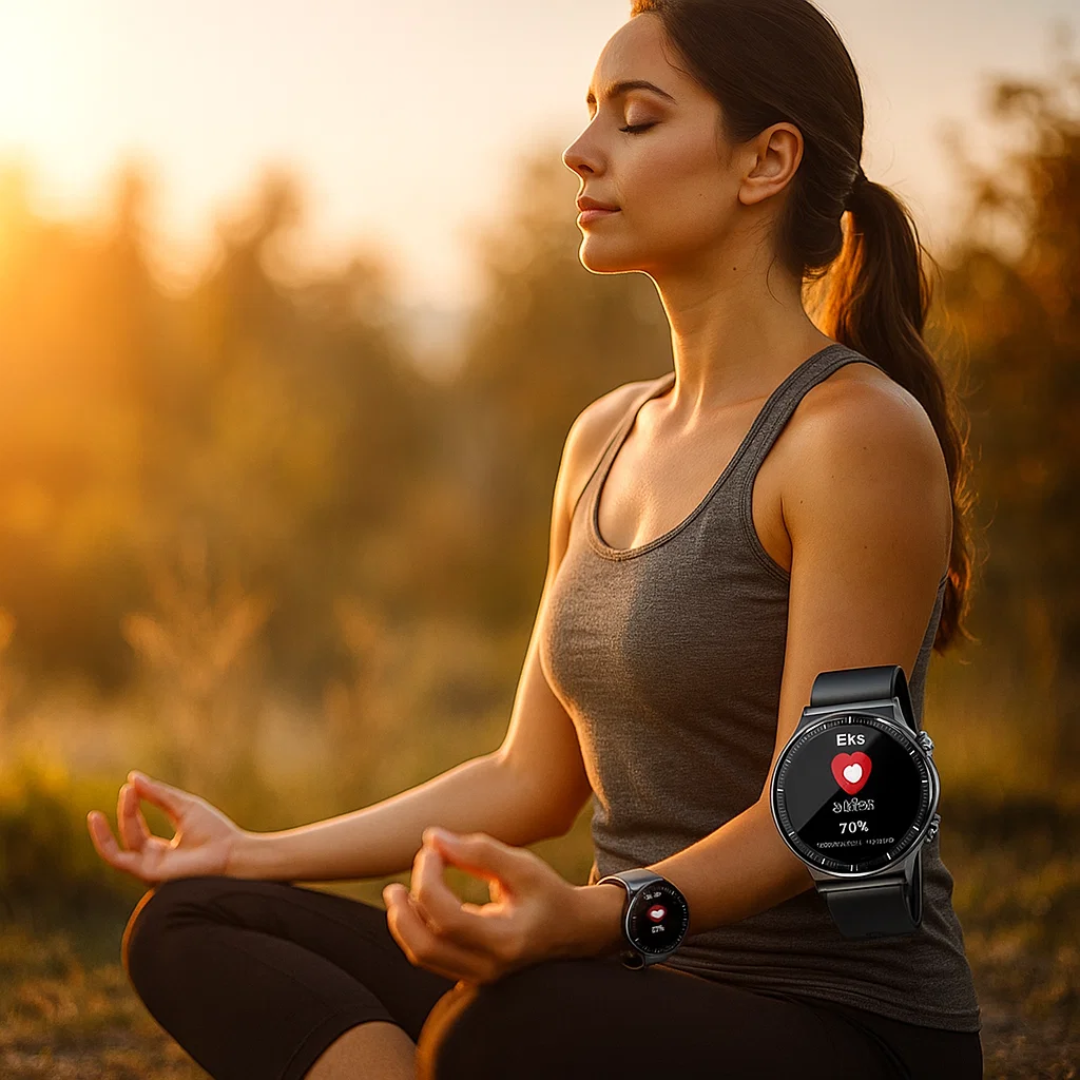 Avelena | CardioSense – Medizinische ECG-Smartwatch mit Osram-Sensor & 24/7 Gesundheitsüberwachung