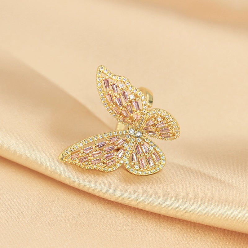 Avelena | Ziron Schmetterling Ring