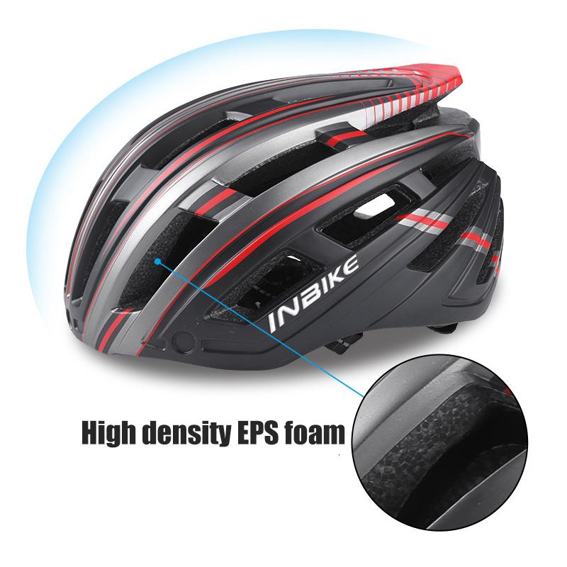 Avelena | Fahrradhelm mit Goggles Visier und Led-Rücklicht