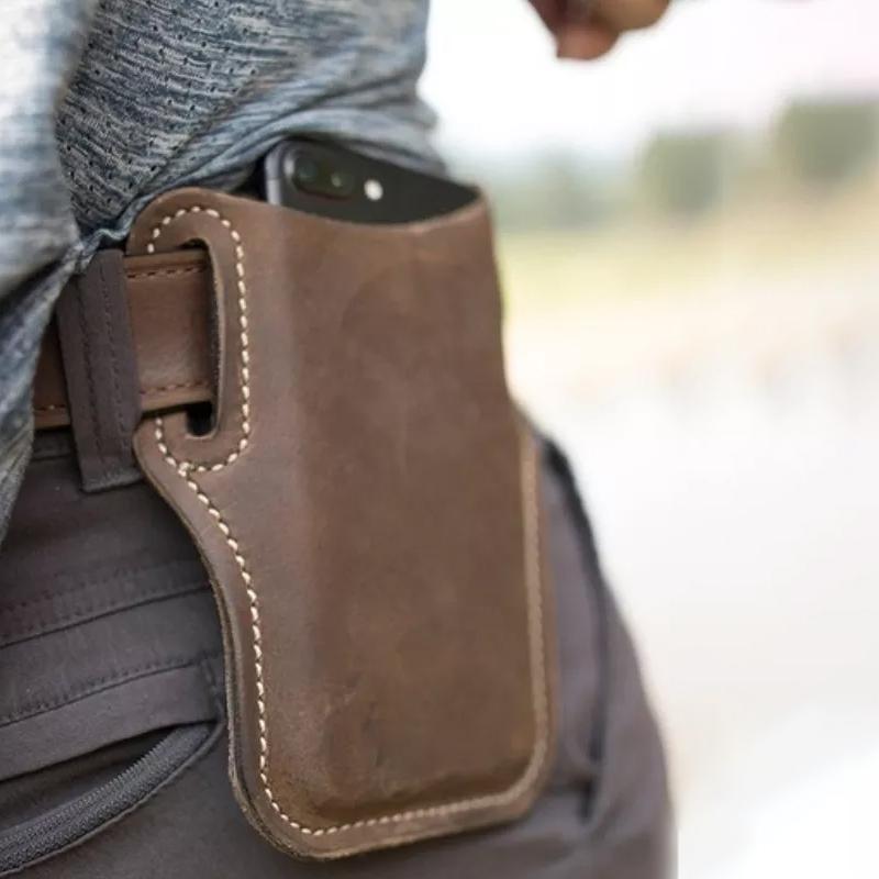Avelena | Retro Kurze Handy-Gürteltasche