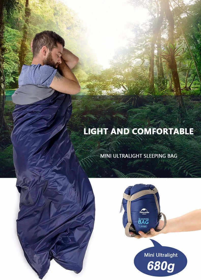 Avelena | Kompakter & leichter Schlafsack für Camping & Outdoor