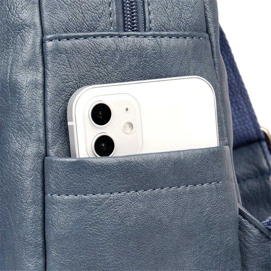 Avelena | Leder Rucksack für Damen