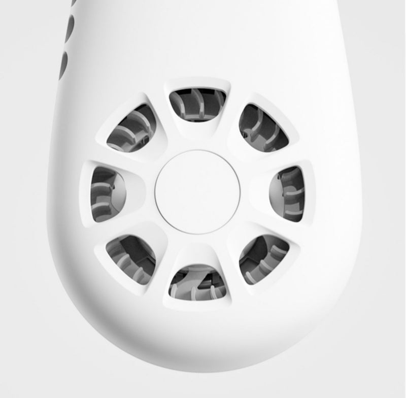 Avelena | Tragbarer Hängender Nacken-Elektrolüfter, mit USB-Ladefunktion, 360° Ring-Softwind und doppelfrequenzkonvertierendem Magnetschwebemotor, für Büro, Reisen & Outdoor